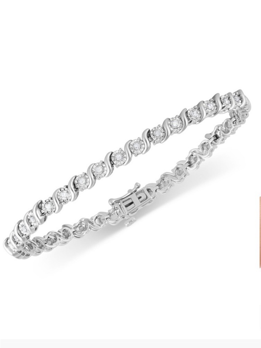 Diamond Bracelet 1/2 Carat T.W. Sterling Silver